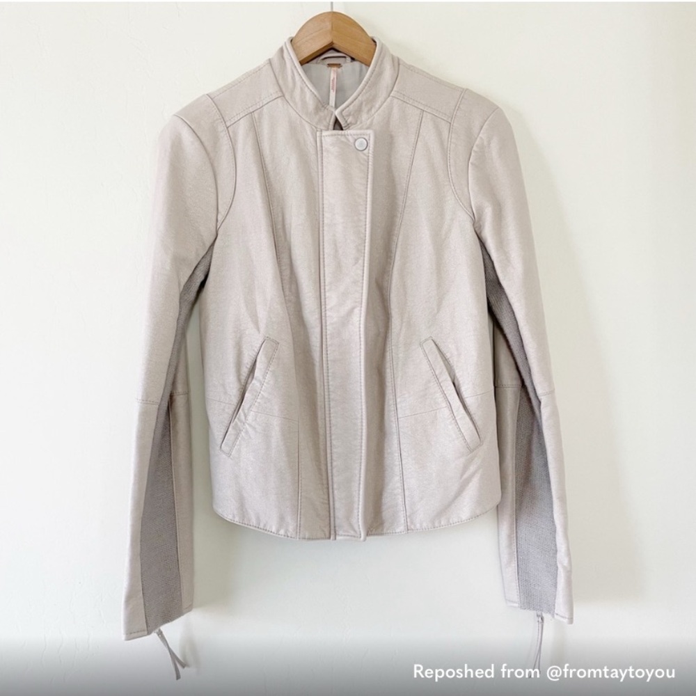 Free People Cool and Clean Vegan Suede Jacket